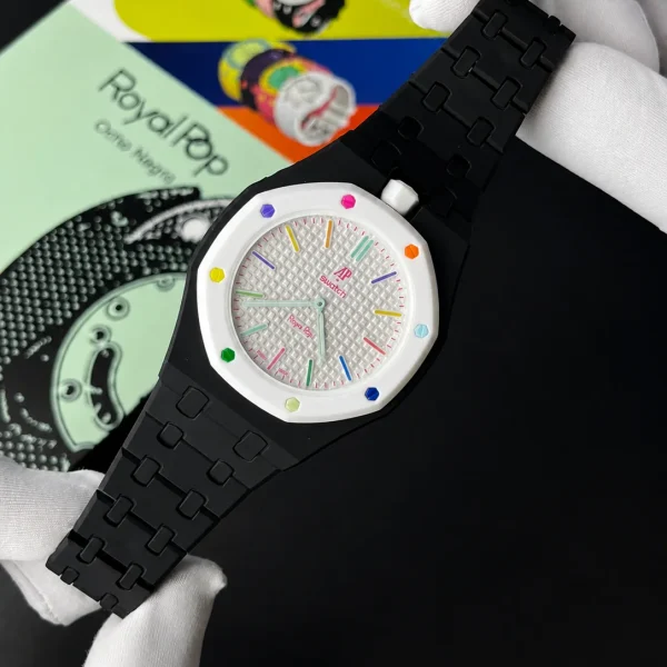 AP Swatch Royal Pop White